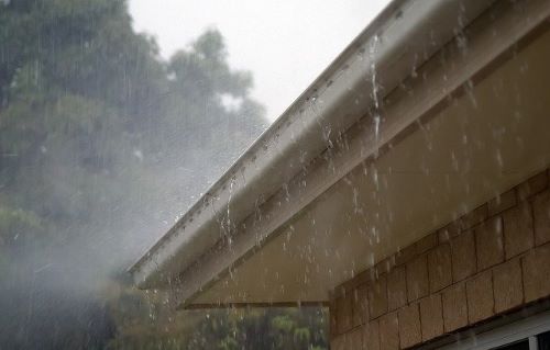gutters keep the house dry