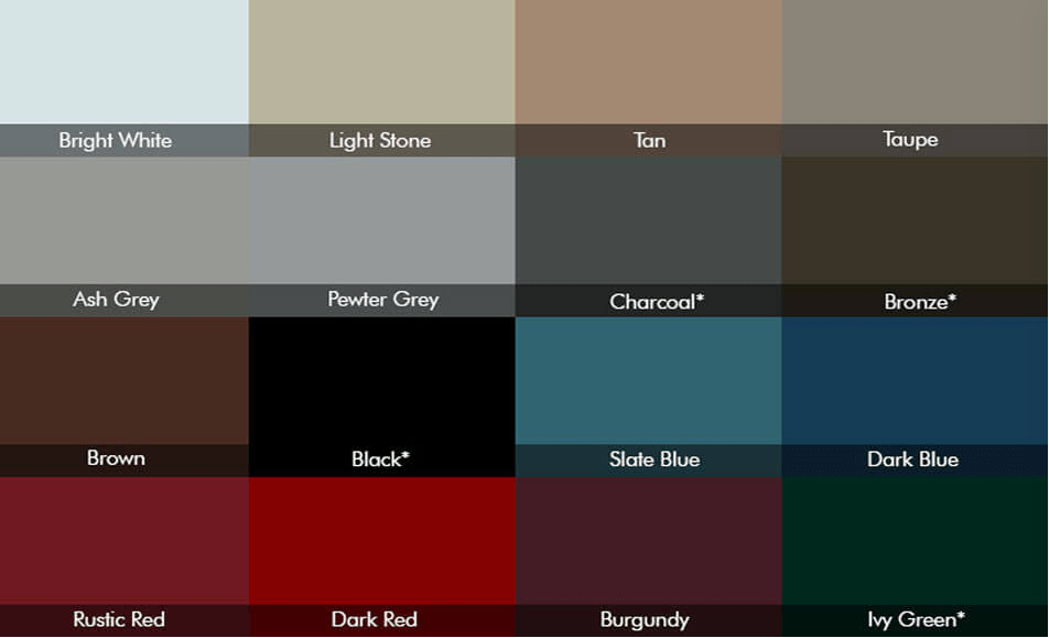 metal roof colors
